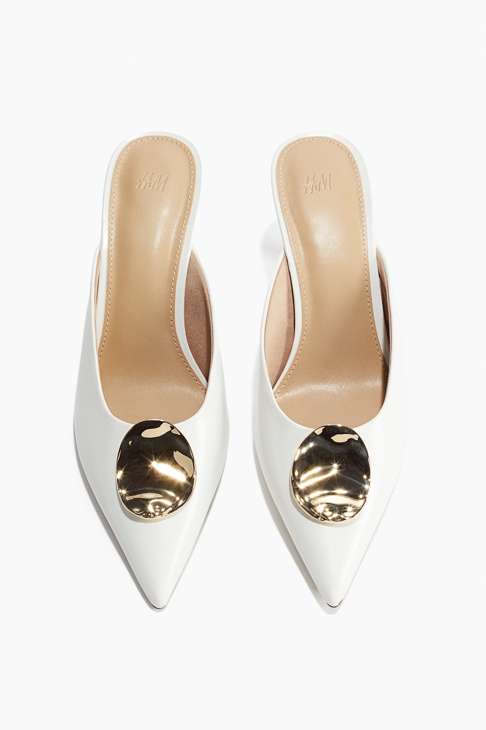 Pointed Toe Heeled Mules