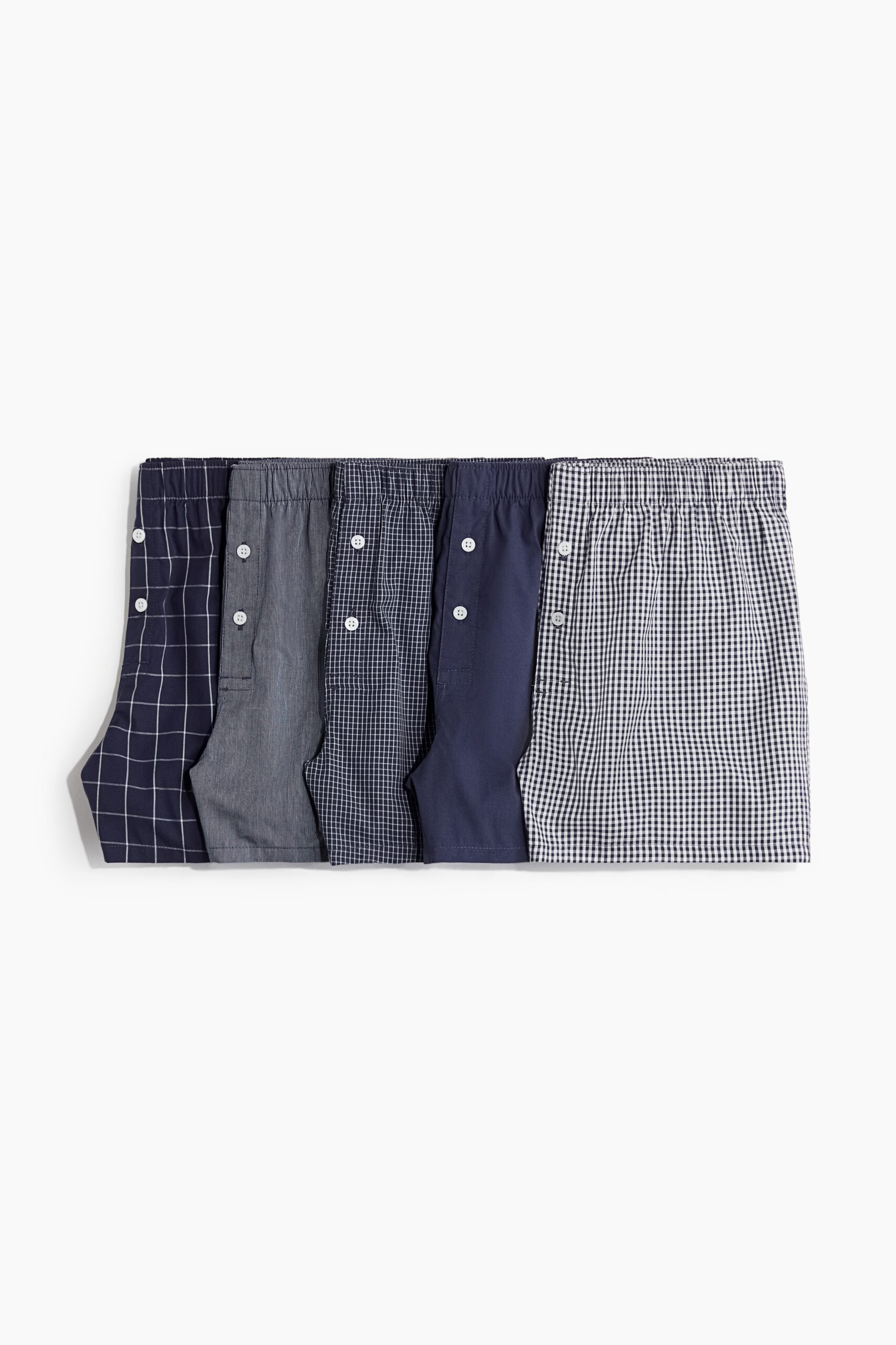 5-pack Woven Cotton Boxer Shorts