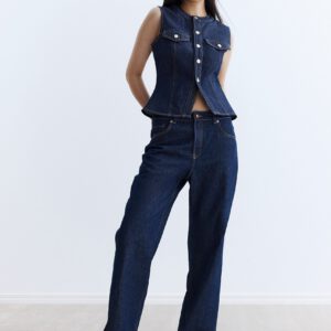 Wide High Jeans
