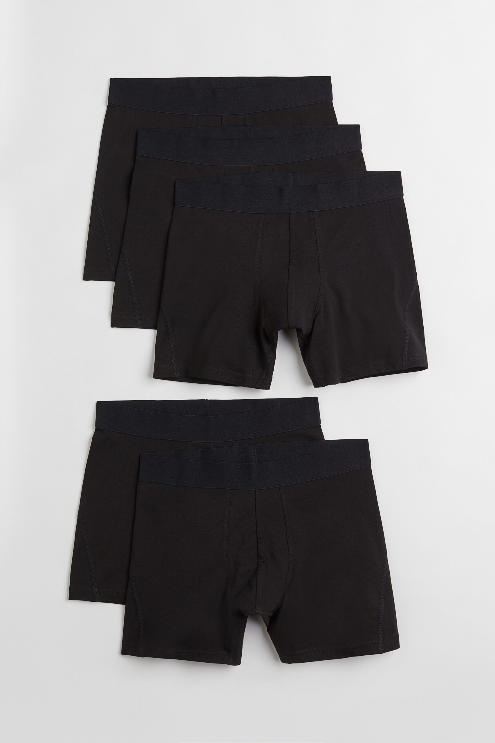 5-pack Mid Length Boxer Briefs With Lycra®