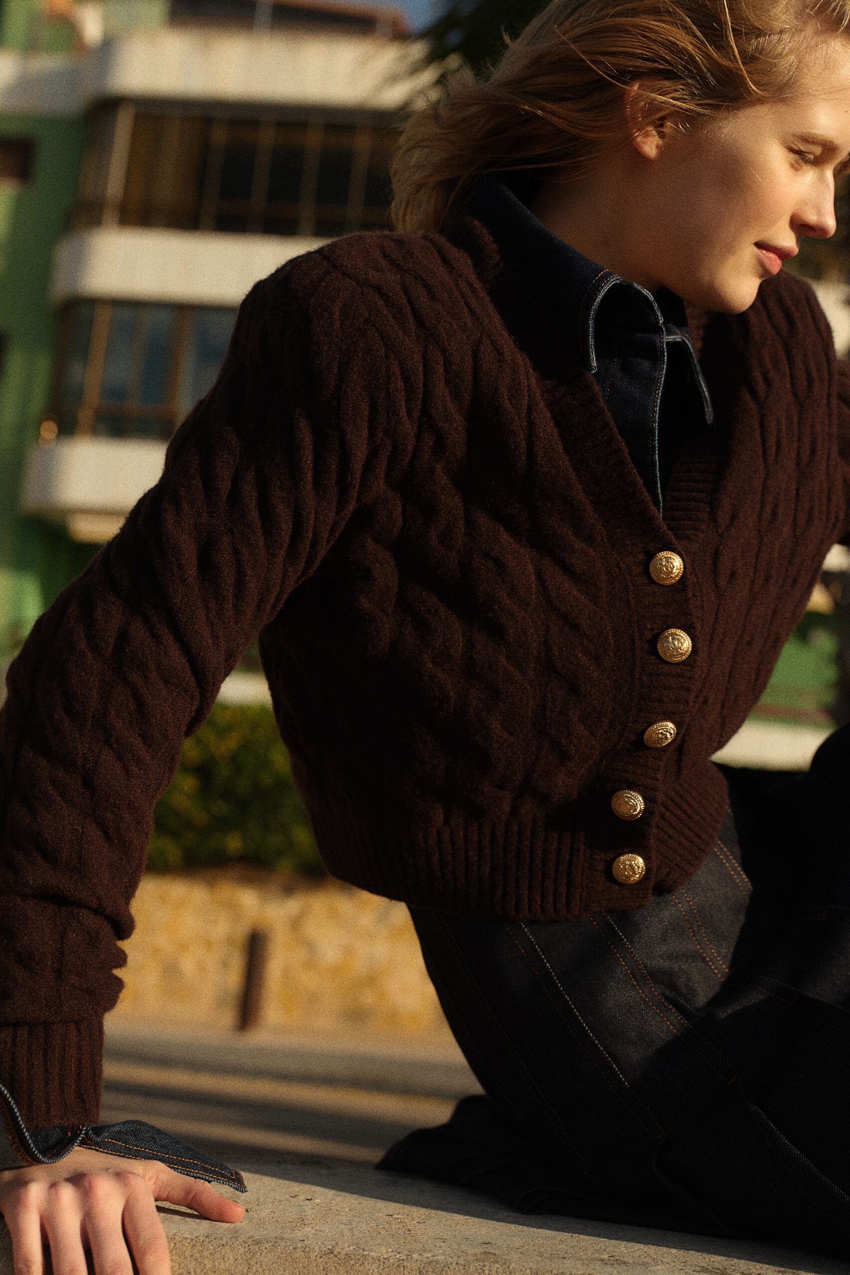 Cable Knit Cardigan