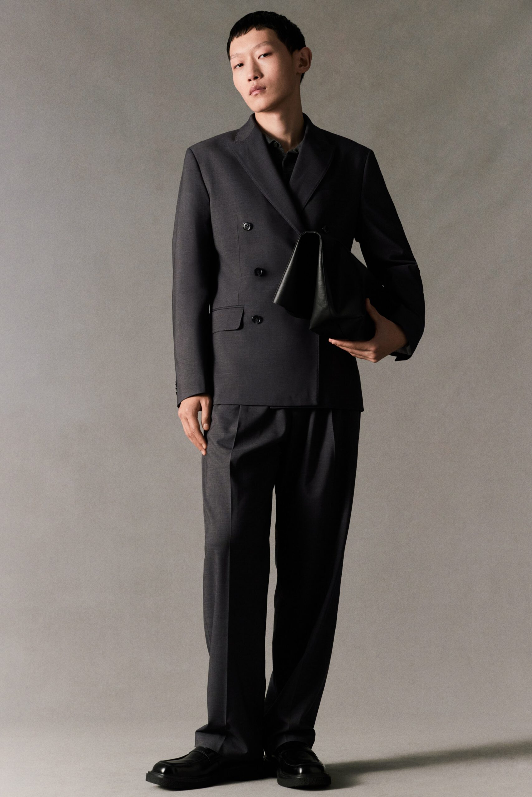 Relaxed Fit Suit Pants